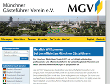 Tablet Screenshot of mgv-muenchen.de